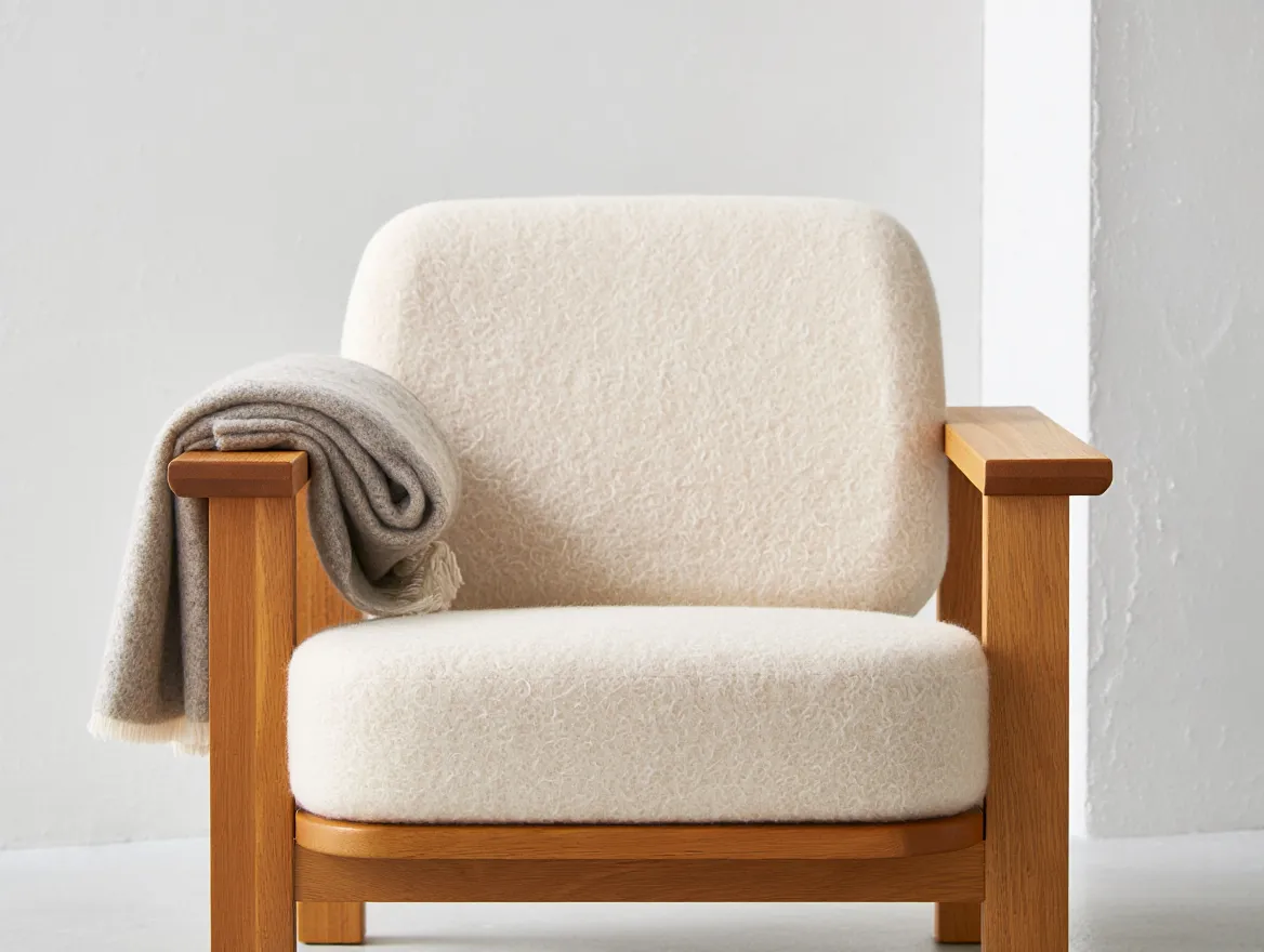 Nordisk lenestol i ull